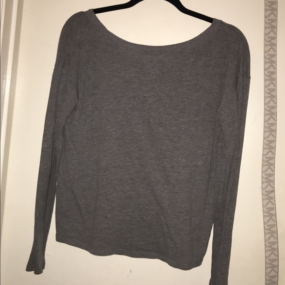 Grey PINK! Victoria’s secret long sleeve shirt - Picture 3 of 3